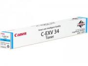 CANON IR C2020L CARTUS TONER CYAN C-EXV34C 19K ORIGINAL