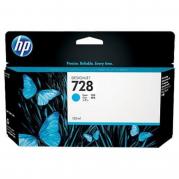 HP 728 CARTUS CERNEALA CYAN NR.728 F9J67A 130ML ORIGINAL PENTRU HP DESIGNJET T730