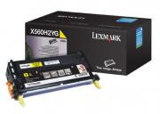 LEXMARK X560N CARTUS TONER YELLOW X560H2YG 10K ORIGINAL