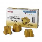 XEROX PHASER 8560 CERNEALA SOLIDA YELLOW 3 STICKS 108R00766 3K ORIGINAL